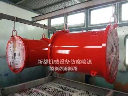 大型廠家搬遷機(jī)械部件噴涂